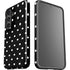 Black and White Polka Dots Galaxy S24 Plus Impact Case